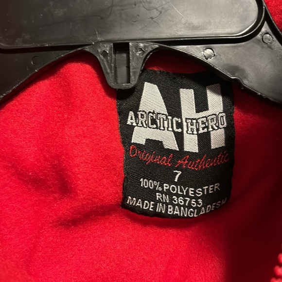 Kids Arctic hero coat size 7 water resistant fleece lined pink and camo - Picture 5 of 5